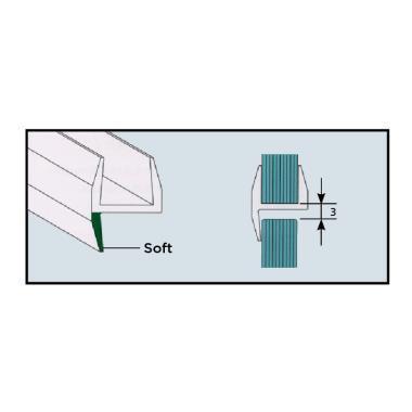 ZPS-03 Central 180 Degree Weather Seal, Box, Size: 8 Mm X 2.2 Meter (wx L)