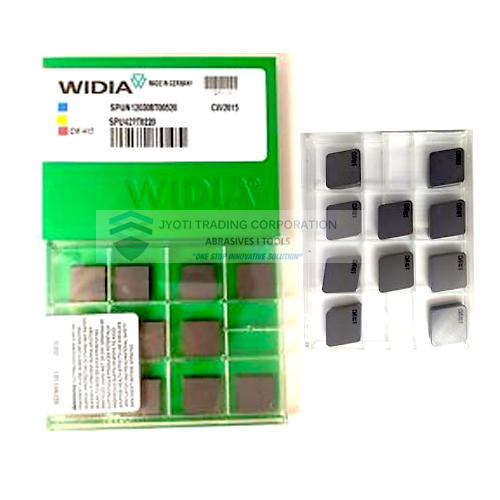 Widia brand Carbide tool material Ceramic Inserts, For Machinery Processing, Material Grade: Carbide(wc) Tool Material