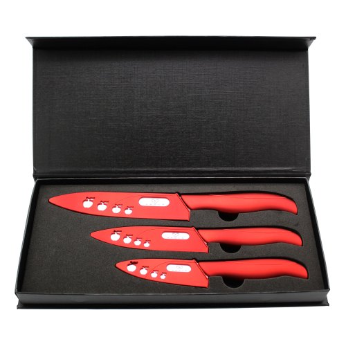Ceramic Knife Set, 3 Pieces Professional Chef Knives, Ceramic Knives Set