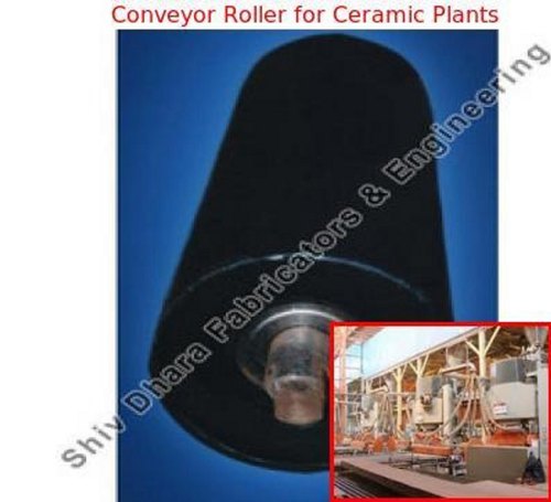 Mild Steel Ceramic Plants Conveyor Roller, Roller Diameter : 90 - 165 mm