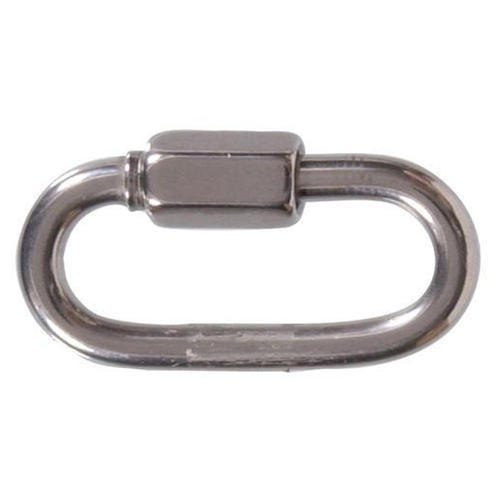 Silver Steel Chain Link Connector