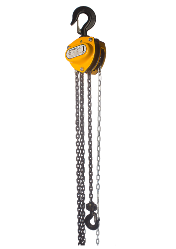 Powerfull Yellow Chain Pulley Block, Capacity: 1 ton