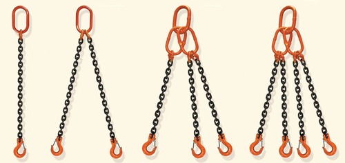 Alloy Steel Chain Slings, Capacity: 1 Ton To 5 Ton