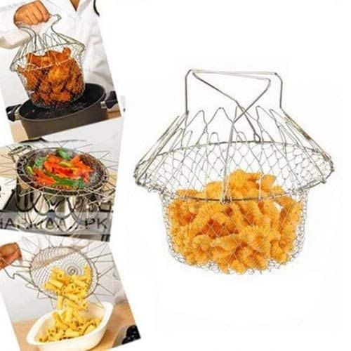 Chef Basket Foldable Strainer Kitchen Tool