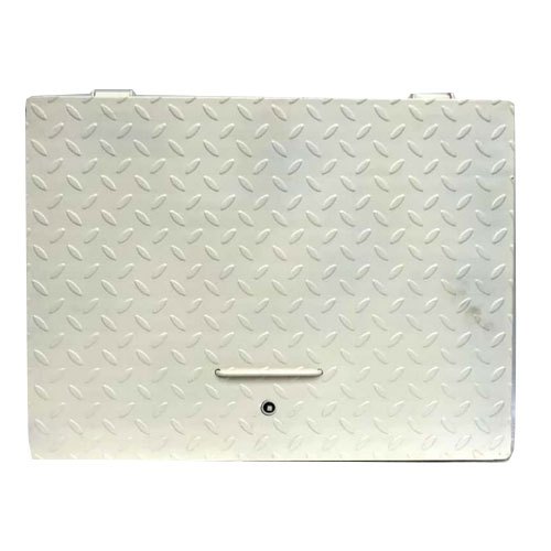 Silver Steel/Stainless Steel Square Chequered Manhole Cover, Size: 16x16 Inch