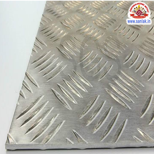 Jindal Grip Sheet Aluminum Chequered Plate, Thickness: 1-2 Mm, Material Grade: 8011