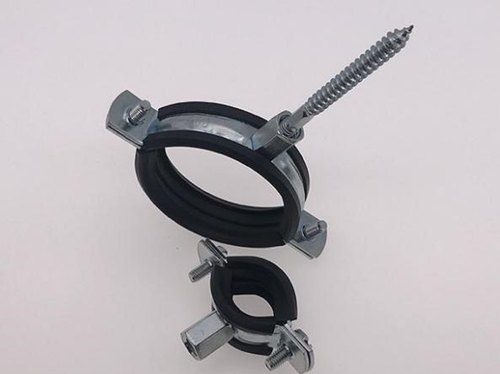 2 inch MS NAIL CLAMP WITH RUBBER, Heavy Duty, Hanger