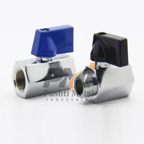 Medium Pressure Chrome Plated Male Female Mini Ball Valve