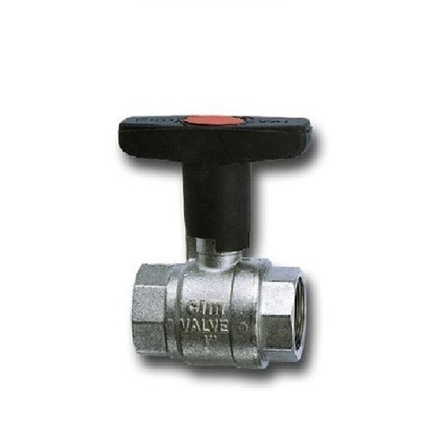 Screwed ITALY CIM A 14 Full Bore Nylon Handle Ball Valve with, For Water