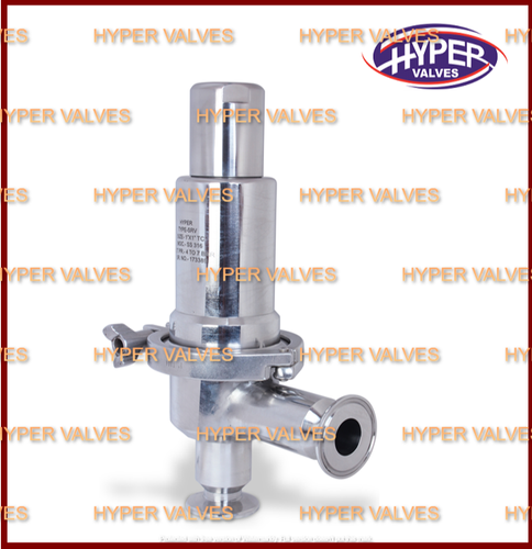 HYPER VALVES Stainless Steel Clean Steam Pressure Regulator