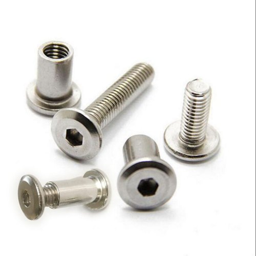 Stainless Steel Close Ended Nuts Bolt, Grade: 304
