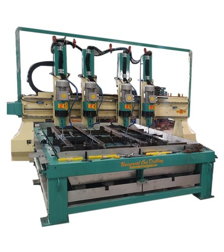 Automatic Mild Steel CNC Multi Spindle Drilling Machine, 2kW