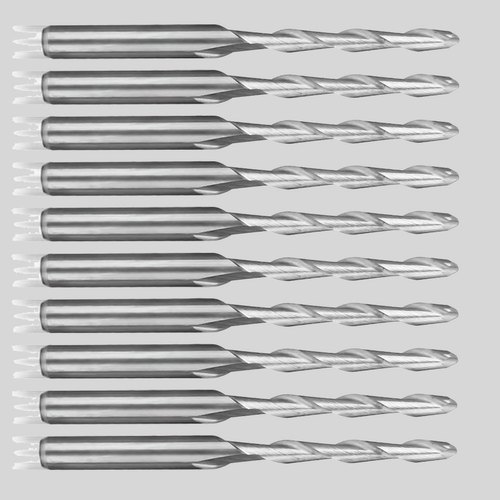 Mild Steel CNC Router Drill Bit Set, For Hardware Fitting, Overall Length: 4 Inch