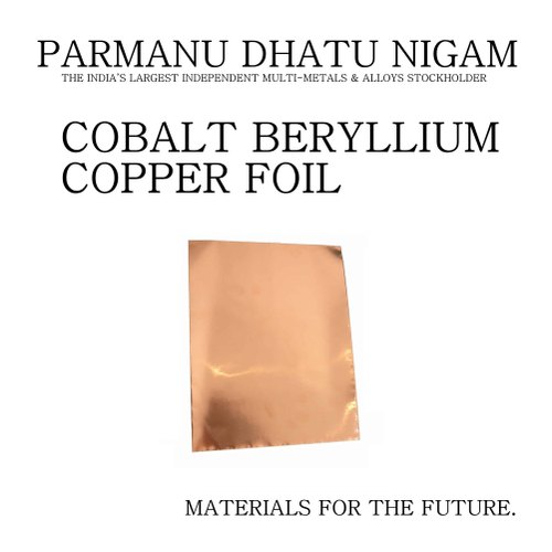 Cobalt Beryllium Copper Foil