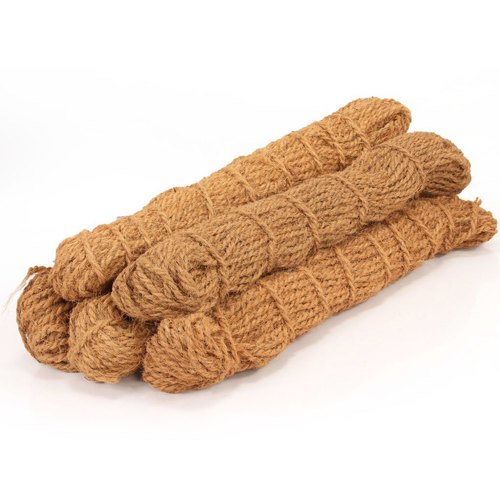 Brown 5mm 10mm Coconut Coir Rope, Packaging Type: Roll