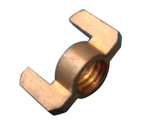 Polished Cold Forged Brass Wing Nut