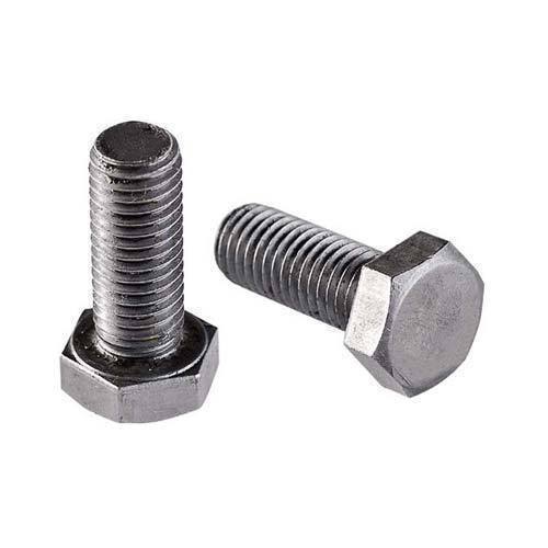 Fastners Hexagonal, Round Cold Forged Hex Bolts, Grade: Steel Grade