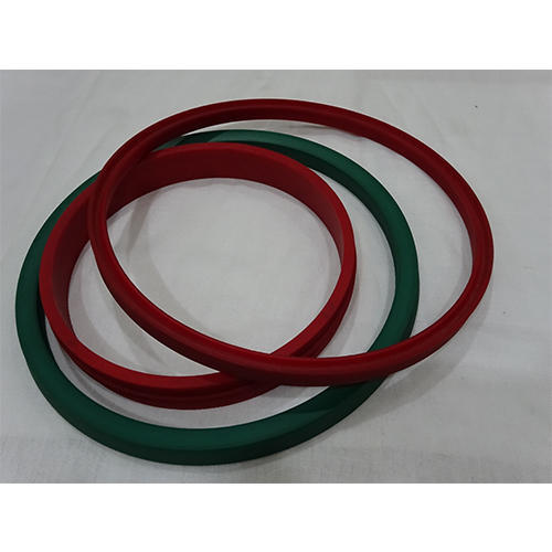 Red Silicon Colorful Rubber O Ring, Shape: Round