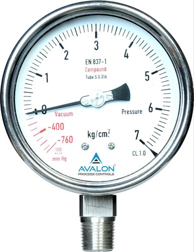 Avalon Analog Compound Pressure Gauge