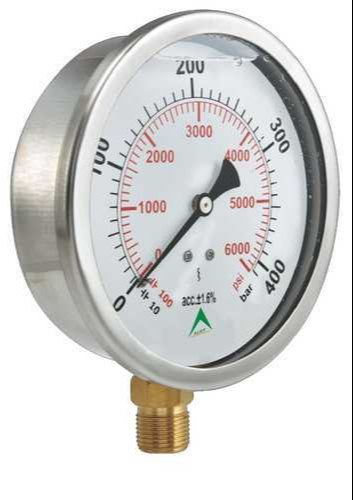 Mild Steel 0 - 150 Kg/cm Square Pressure Gauge