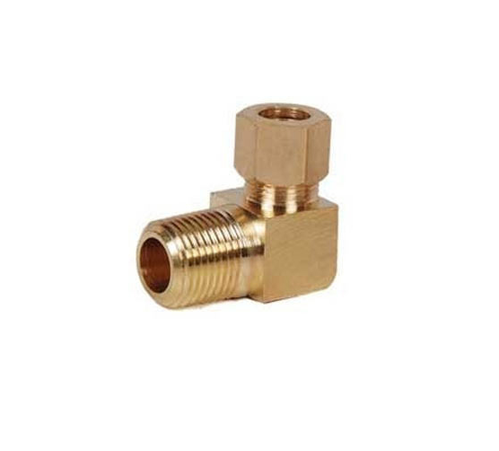 Zenith Brass Compression 90 Degree Male Adapter, Size: 3/4 and 2 inch