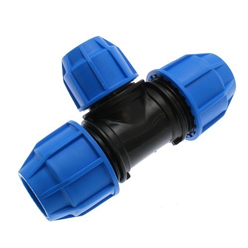 Threaded 1inch HDPE Compression Tee, For Plumbing Pipe