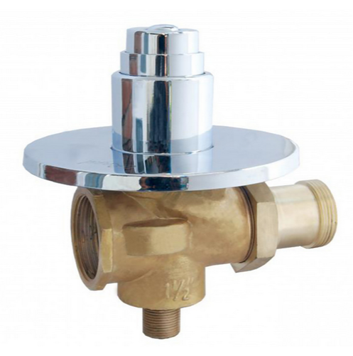 Dual Push Brass and Stainless Steel Concealed Flush Valve, For Water, Size: 32 Mm