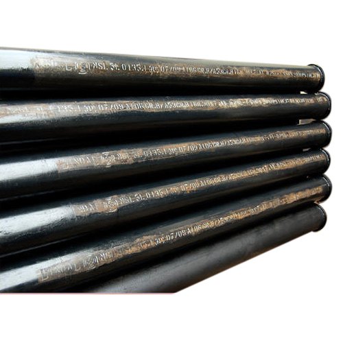 Black Round ST52.4 Seamless Steel pipe and tube, for Plumbing Pipe