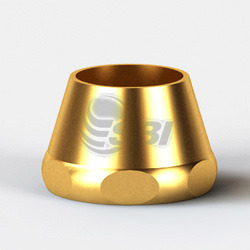 Brass Cone Nut for Bend Pipe Connection