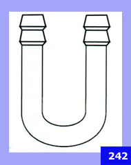 Kshitij Transparent KI-242 Connection Tubes U shape, For Laboratory