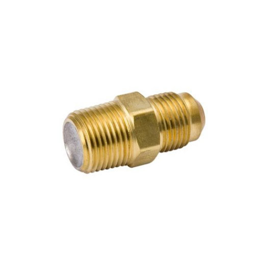 Zenco Brass Connector Half Union Flare To NPTFE