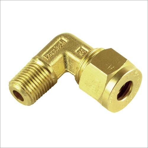 Brass Connector Male Elbow Assembly, For Pneumatic Connections