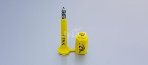 Yellow Push Fit Anti Spin Container Bolt Seal