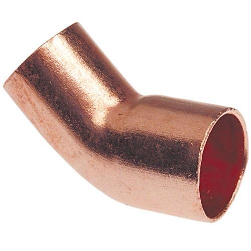 Copper 45 degree elbow, Size: >3inch, Shape: Reducing