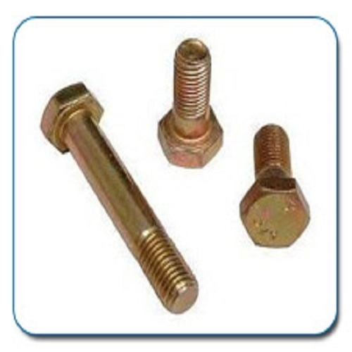 Golden Mild Steel COPPER ALLOY NUTS & BOLTS, Size: Standard, for Industrial