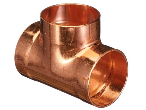 1 inch Male Copper Alloy Tee UNS C70600, For Air Conditioning Pipe