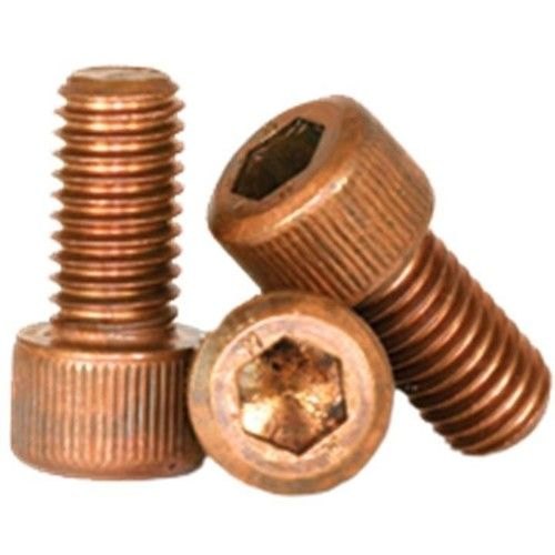 Golden Round Copper Bolts And Nuts, For Industrial
