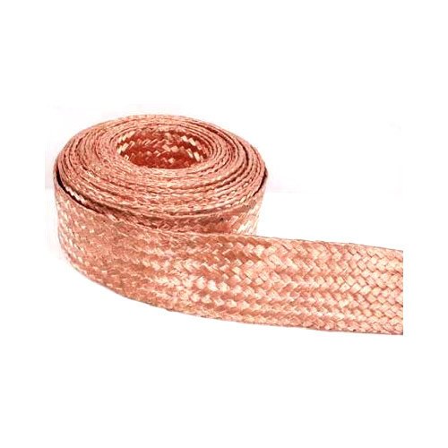 Copper braid busbar Copper Braided Tape, Size: 4 inch, for Industrial