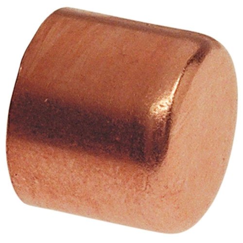 Round Copper Cap, For Pipe Fitting, Size: 2 inch