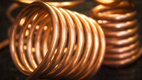 1 Inch Copper Coil Tubes, Round
