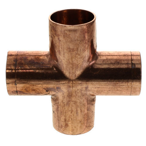 Brown Copper Cross Pipe, Size/Diameter: >4 inch