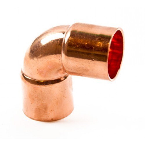 90 degree Long Radius 1 inch Copper Elbow, For Plumbing Pipe