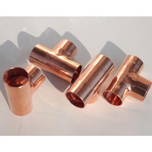 Copper Equal Tee, Size: 3 Inch