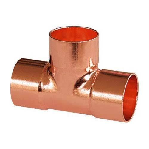 Copper Equal Tee Fittings, Thickness: 1 mm - 4 mm
