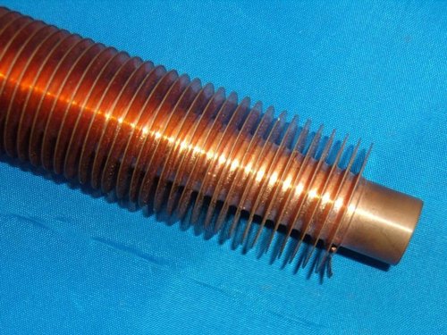 Copper Finned Tube, For Oil Cooler Pipe, Size: 1 inch