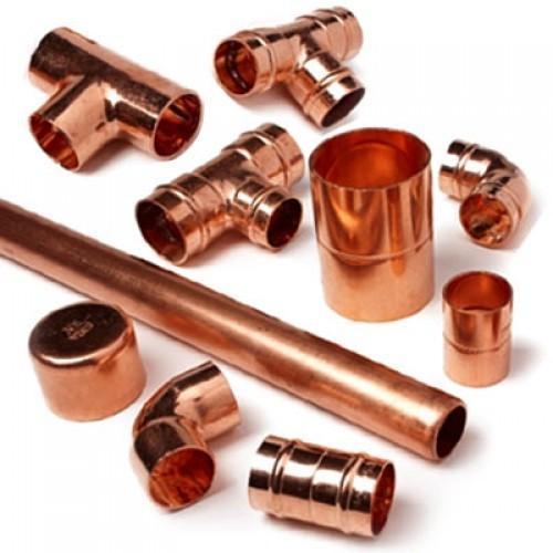 Copper Fittings For Acr, Plumbing and Gas Lines, Size: 2 inch