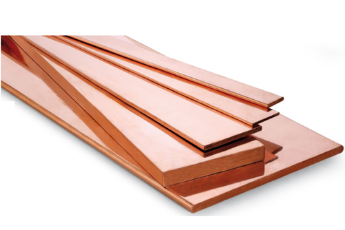 Rectangular Copper Electrolytic Flat Bars, Thickness: 50 mm