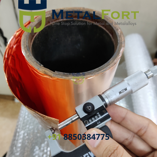 Copper Foil Roll / Sheet, Size 0.03 mm Thk