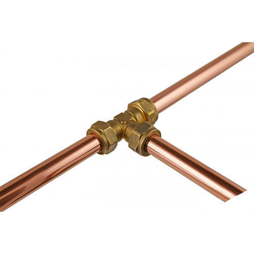 Straight Copper Pipe Copper Gas Pipes, Size: 3-4, for Hotel/Restaurant