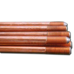 Solid Cylindrical And Square COPPER GLADED ROD-THREADED COPPER AND BONDED ROD